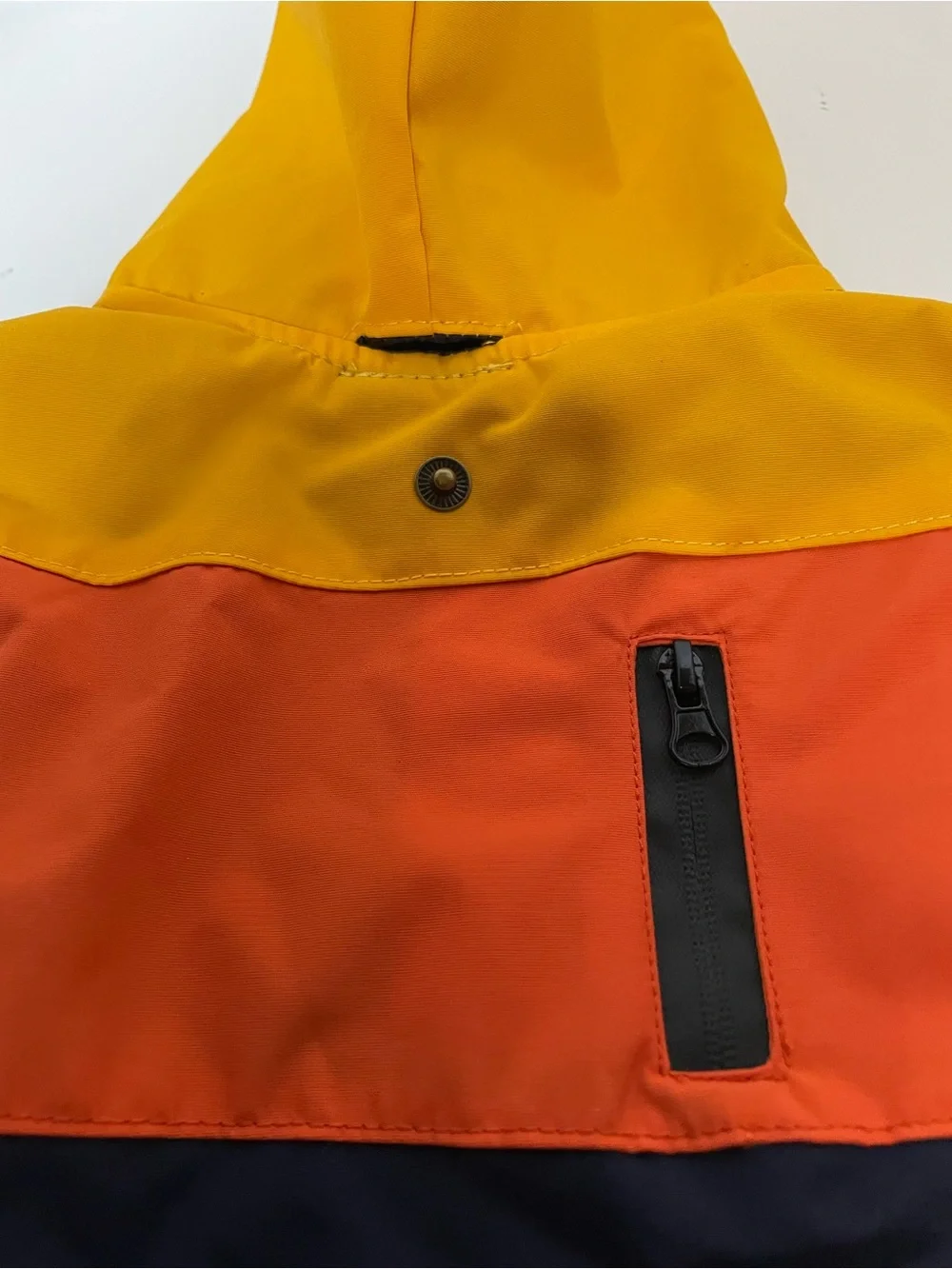 High-Visibility Yellow & Orange Reflective Dog  windbreaker